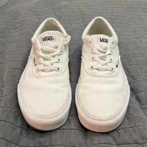 Authentic white vans women’s size 7